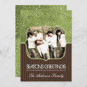 ホリデーフォトカード シーズンカード (正面/裏面)