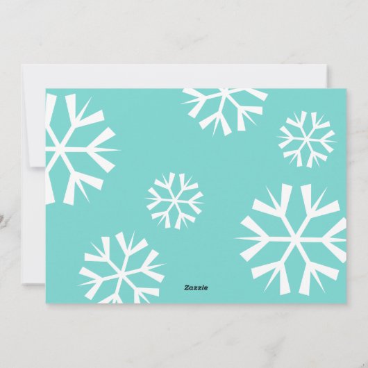 ホリデーフォトカード – ビーチメリークリスマス シーズンカード (裏面)