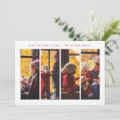 ホリデーフォトカード |モダン シーズンカード (スタンド正面)