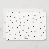 ホリデーフォトカード |平和ドッミニマルトクリスマス シーズンカード (裏面)