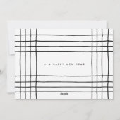 ホリデーフォトカード |美しモダンいクリスマス シーズンカード (裏面)