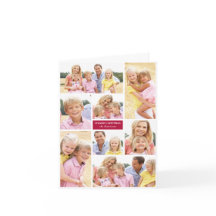 ホリデーフォトコラージュクリスマスカード