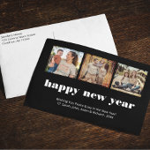 ホリデーフォトコラージュモダン シーズンポストカード