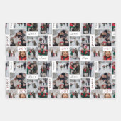ホリデーフォトコラージュ ラッピングペーパーシート (正面3)