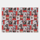 ホリデーフォトコラージュ ラッピングペーパーシート (正面2)