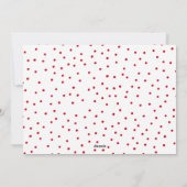 ホリデーフォトジョイ信じス平和ラブクリスマス シーズンカード (裏面)