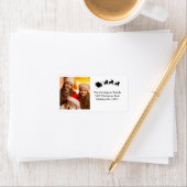 ホリデーフォトホリデーカワイサンタクリスマス ラベル (インサイチュ)