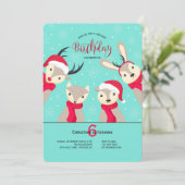 ホリデーフォレストフレンズ招待状 招待状 (スタンド正面)