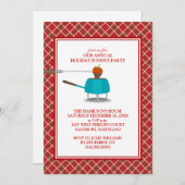 ホリデーフォンデュパーティの招待状 招待状 (正面/裏面)