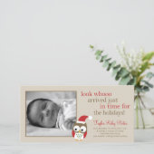 ホリデーフクロウベビー誕生発表 シーズンカード (スタンド正面)