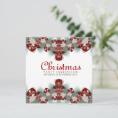 ホリデーフラクタルパーティの招待状 招待状 (スタンド正面)