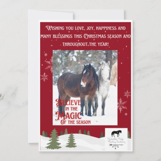 ホリデーフラットカード サンキューカード (正面)