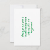 ホリデーフラットノートカード ノートカード (裏面)