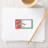 ホリデーフラミンゴギフトラベル ラベル (インサイチュ)