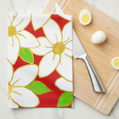 ホリデーフラワーズ キッチンタオル (四つ折り)