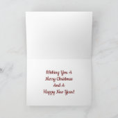 ホリデーフレンズグリーティングカード シーズンカード (内部)