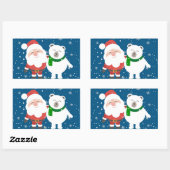 ホリデーフレンズ 長方形シール (シート)