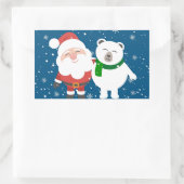 ホリデーフレンズ 長方形シール (バッグ)