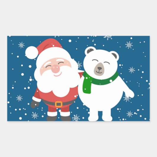 ホリデーフレンズ 長方形シール (正面)