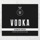 ホリデーフレーバー入り酒ボトルラベル リキュールボトルラベル (シングルラベル)