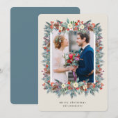 ホリデーフレームフォトカード シーズンカード (正面/裏面)