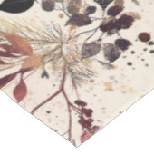 ホリデーフローラ水彩乾燥した花 テーブルクロス (アングル)