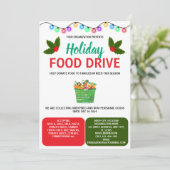 ホリデーフードドライブ招待状 招待状 (スタンド正面)