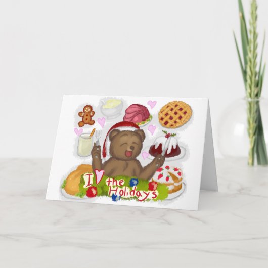 ホリデーフード カード (正面)