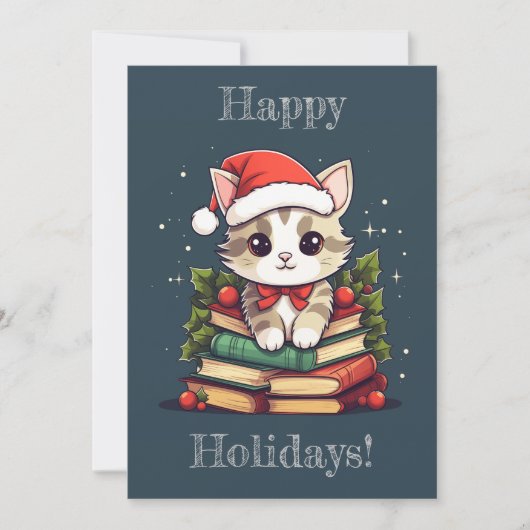 ホリデーブックキャット シーズンカード (正面)
