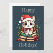 ホリデーブックキャット シーズンカード (正面/裏面)