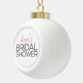 ホリデーブライダルシャワー セラミックボールオーナメント (右)