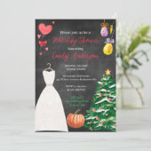 ホリデーブライダルシャワー 招待状 (スタンド正面)