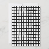 ホリデーブラックブラッシュストロークプレイド4フォトカード シーズンカード (裏面)