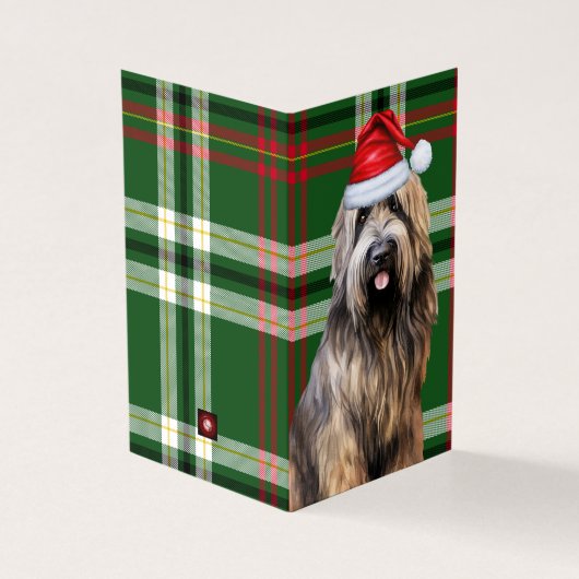 ホリデーブリードシェパードドッググリーンプレイドクリスマス (外部)