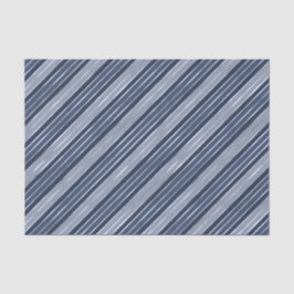 ホリデーブルーとシルバーフォイルのクリスマスストライプ飾り 薄葉紙