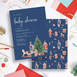 ホリデーブルーベビーシャワー 招待状