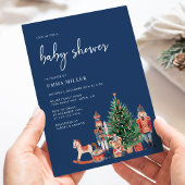 ホリデーブルーベビーシャワー 招待状