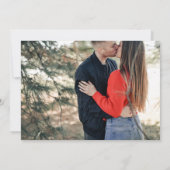 ホリデーブーケエバーグリーンフォトリハーサルディナー 招待状 (裏面)