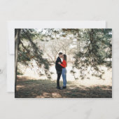 ホリデーブーケエバーグリーンフローラ結婚写真 セーブザデート (裏面)