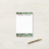 ホリデープランホリーの希望リスト葉ベリー ポストイット (デスク上)