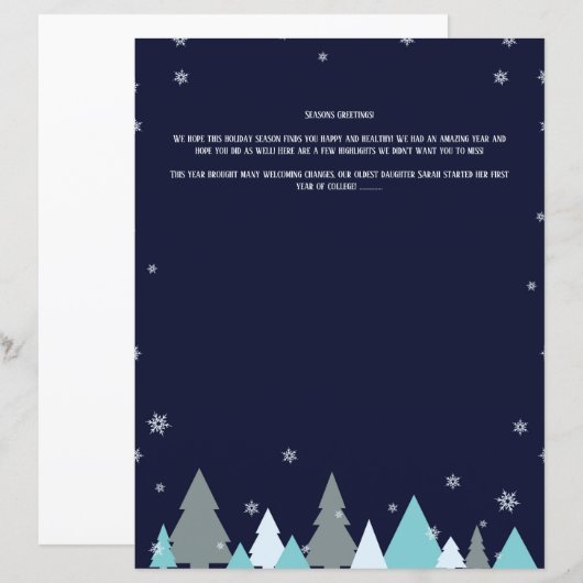 ホリデープリンタ紙 (正面/裏面)