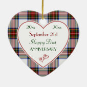 ホリデープレイド1周年記念クリスマスオーナメント セラミックオーナメント (裏面)