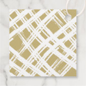 ホリデープレゼント引用文このシーズンブラック金ゴールド フェイバータグ (裏面)