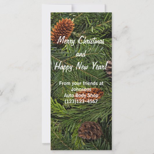 ホリデープロモーション2016カレンダーカード (正面)