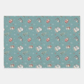 ホリデーヘッジホグスジェンシーラッピング紙 ラッピングペーパーシート (正面)
