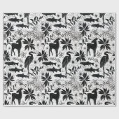 ホリデーヘロンアンドディアー ラッピングペーパー (フラット)