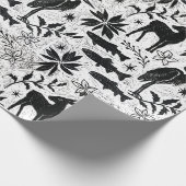 ホリデーヘロンアンドディアー ラッピングペーパー (角)