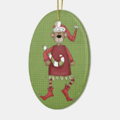 ホリデーベアセラミッククリスマスオーナメント セラミックオーナメント (左)