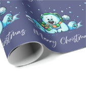 ホリデーベアラッピング紙 ラッピングペーパー (ロールコーナー)