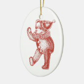 ホリデーベア セラミックオーナメント (左)